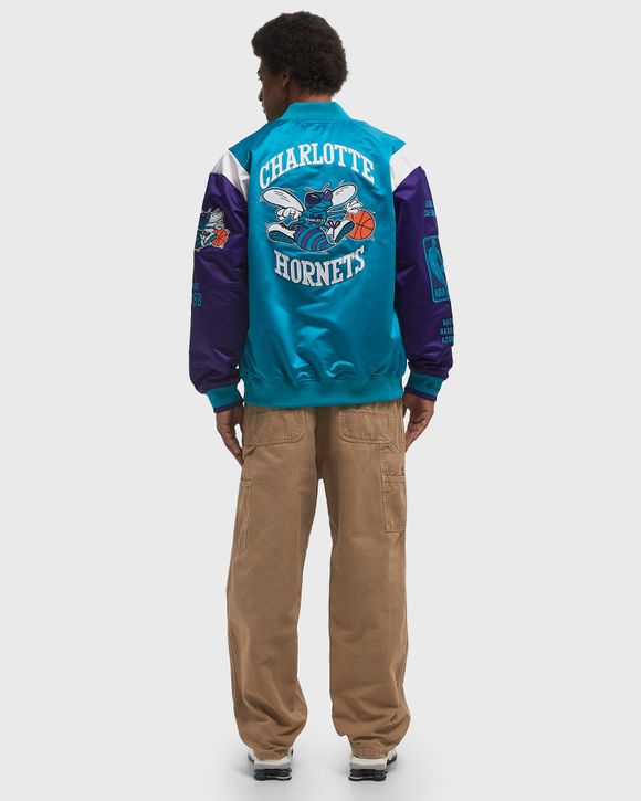 Mitchell & Ness NBA TEAM ORIGINS SATIN JACKET VINTAGE LOGO Mitchell & Ness NBA TEAM ORIGINS SATIN JACKET VINTAGE LOGO