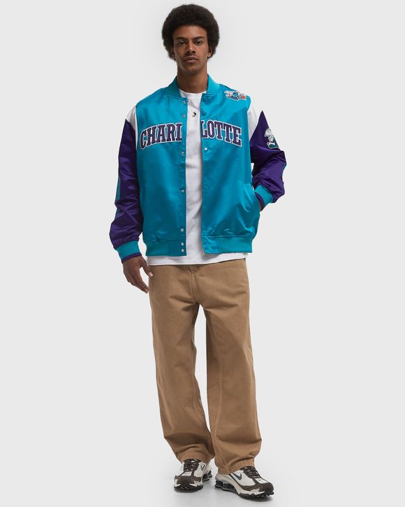 Mitchell & Ness NBA TEAM ORIGINS SATIN JACKET VINTAGE LOGO Mitchell & Ness NBA TEAM ORIGINS SATIN JACKET VINTAGE LOGO
