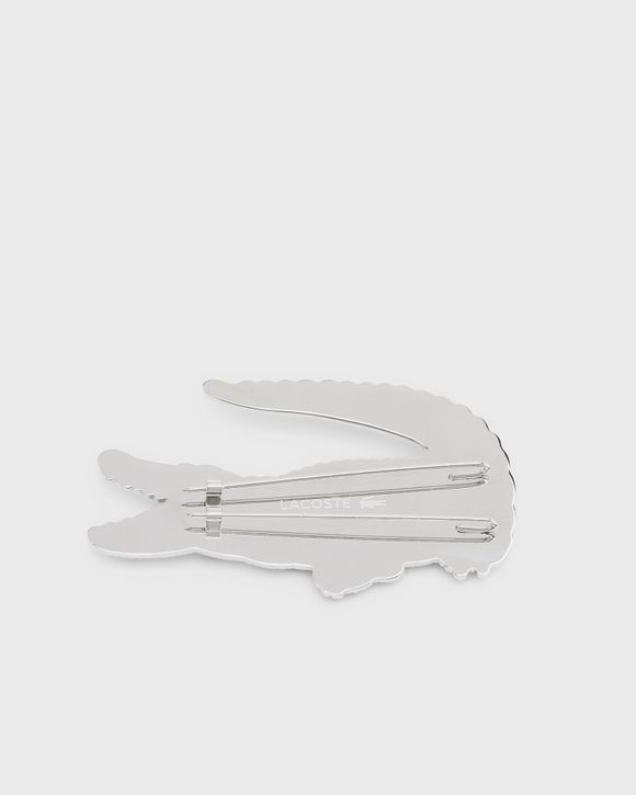 Clear crystal brooch