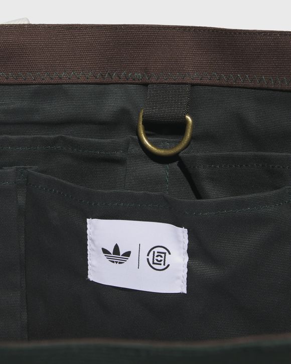 トートバッグ adidas x Clot Tote Bag Clot x adidas Tote Bag (Green Night/Dark Brown) – CNCPTS