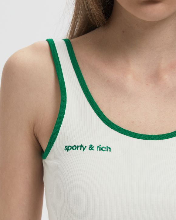 adidas sporty & rich タンクトップ ホワイト adidas Originals x Sporty & Rich Women's Tank Top White