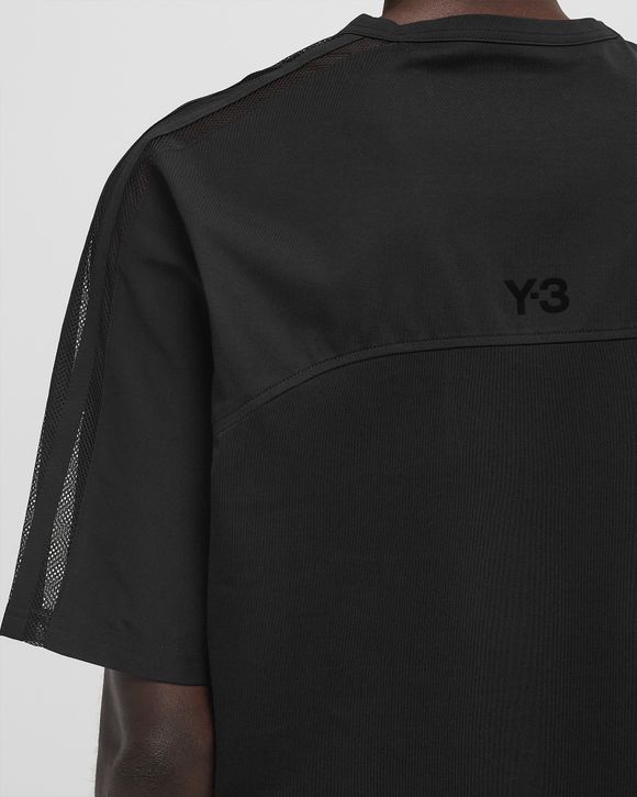 MESH STRIPES SHORT SLEEVE TEE