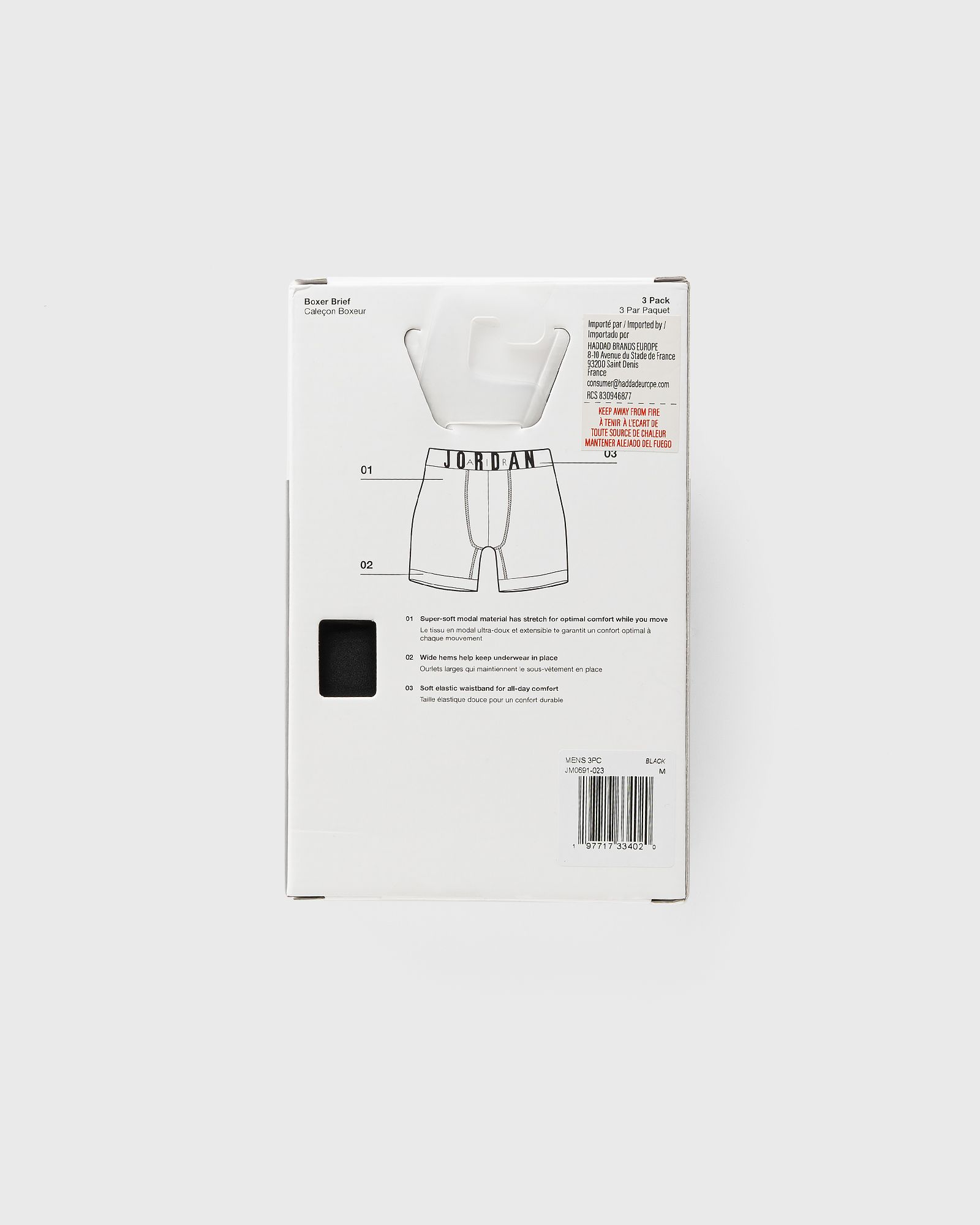 FLIGHT MODAL 23 MONOGRAM 3PK BOXER/BRIEF