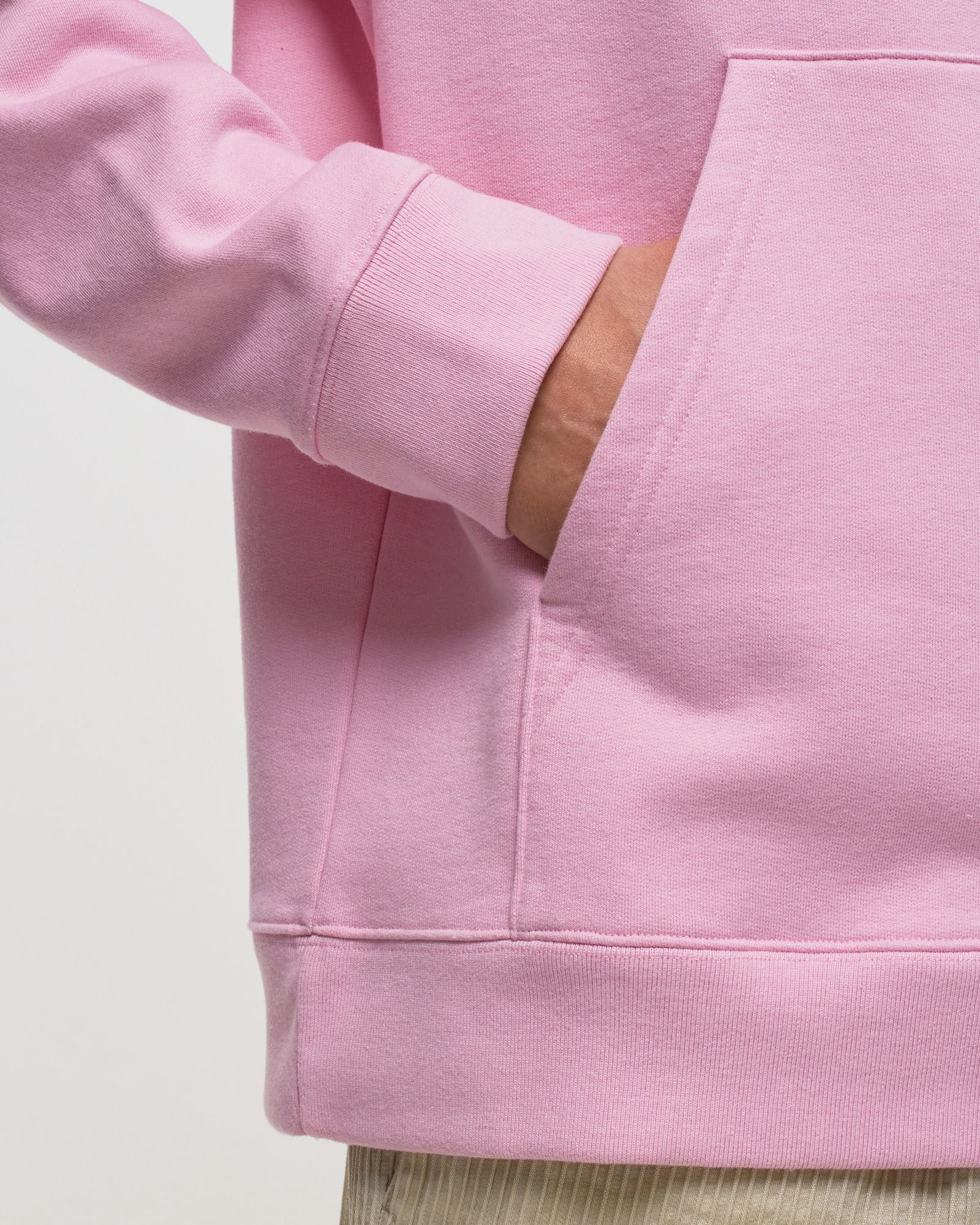 MAISON KITSUNE EMBROIDERED CORDLESS HOODIE