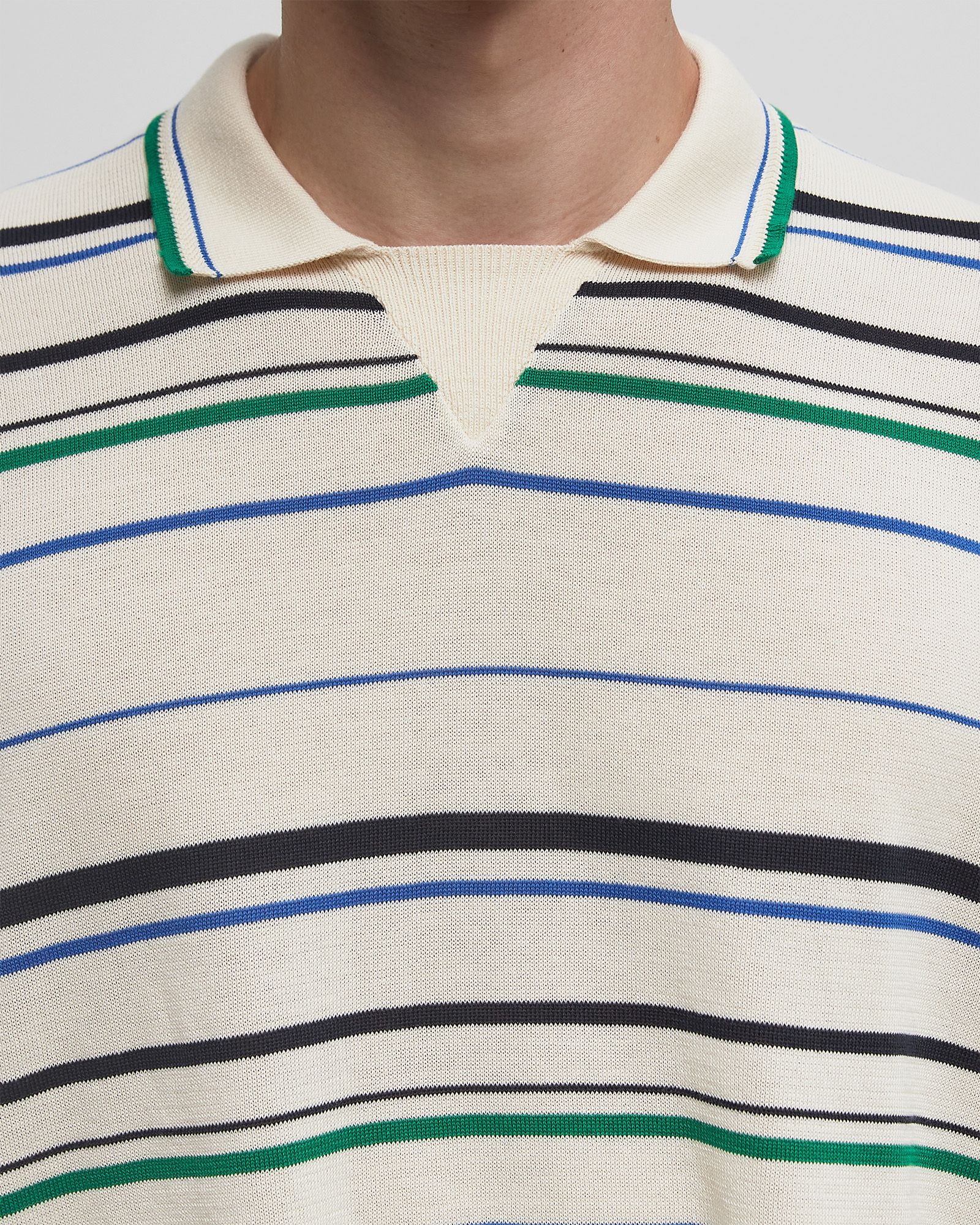 X WALES BONNER KNIT POLO