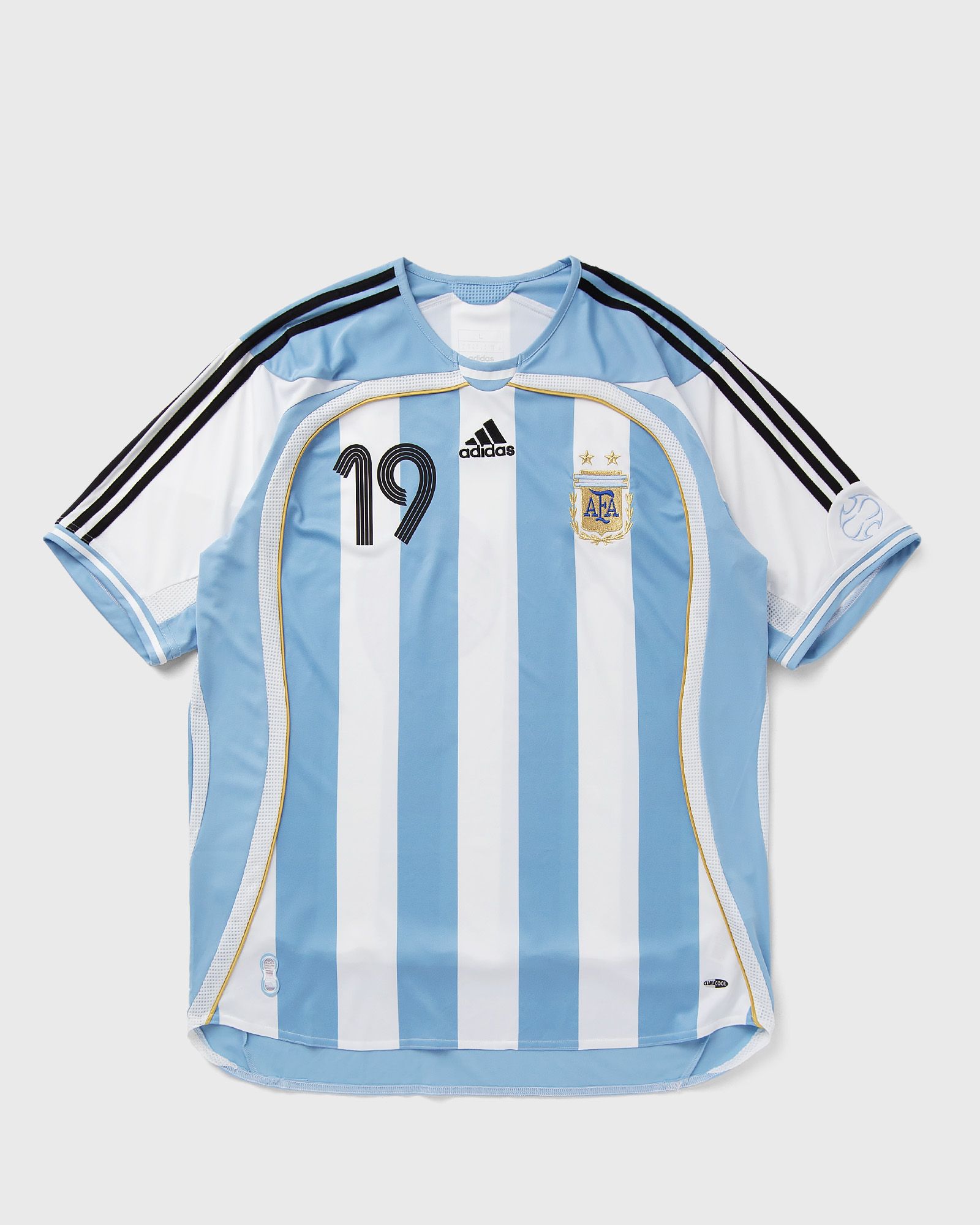 Adidas Originals Adidas Originals Argentina Home Jersey 2006 Messi in blue|white