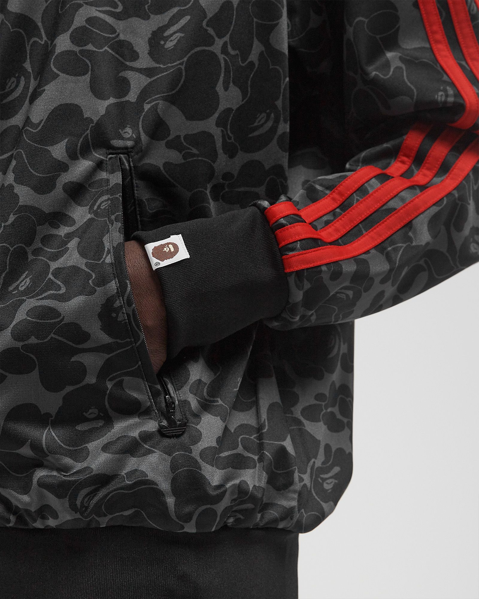Adidas x BAPE FB TRACK TOP AOP Black | BSTN Store