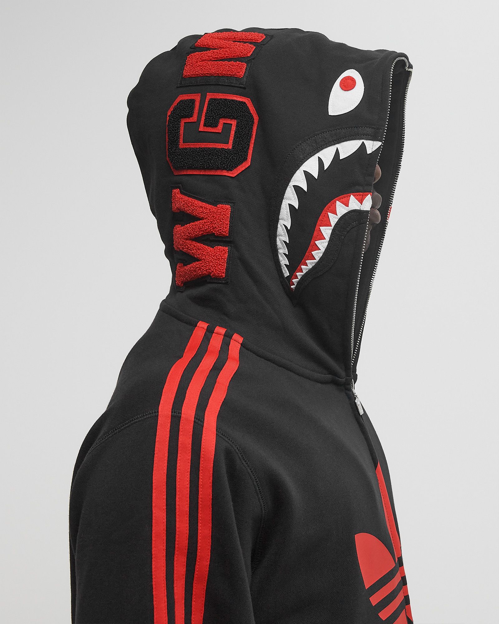 Adidas x Bape Shark Hoodie Black | BSTN Store