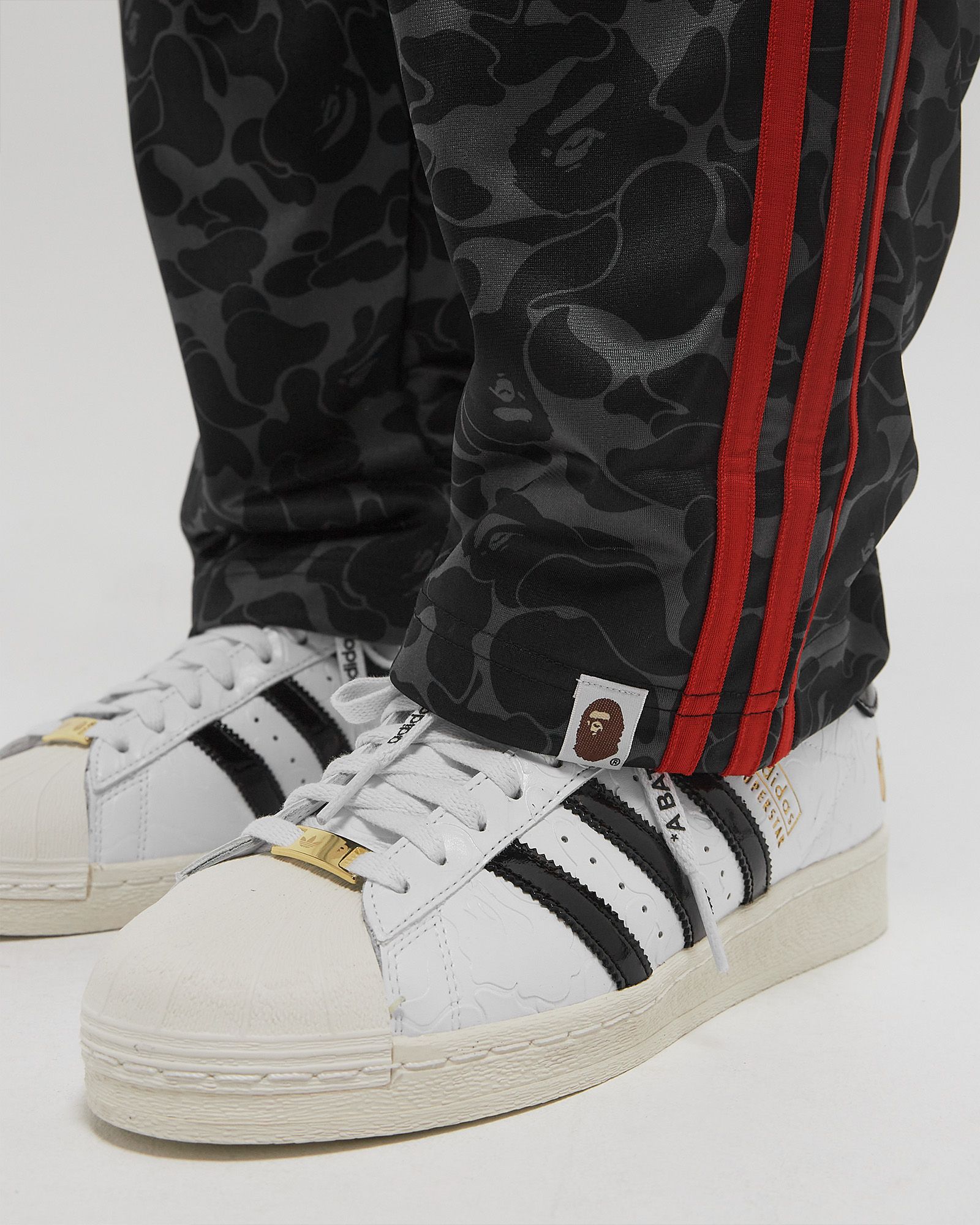 Adidas x BAPE FIREBIRD TRACK PANT AOP Black | BSTN Store
