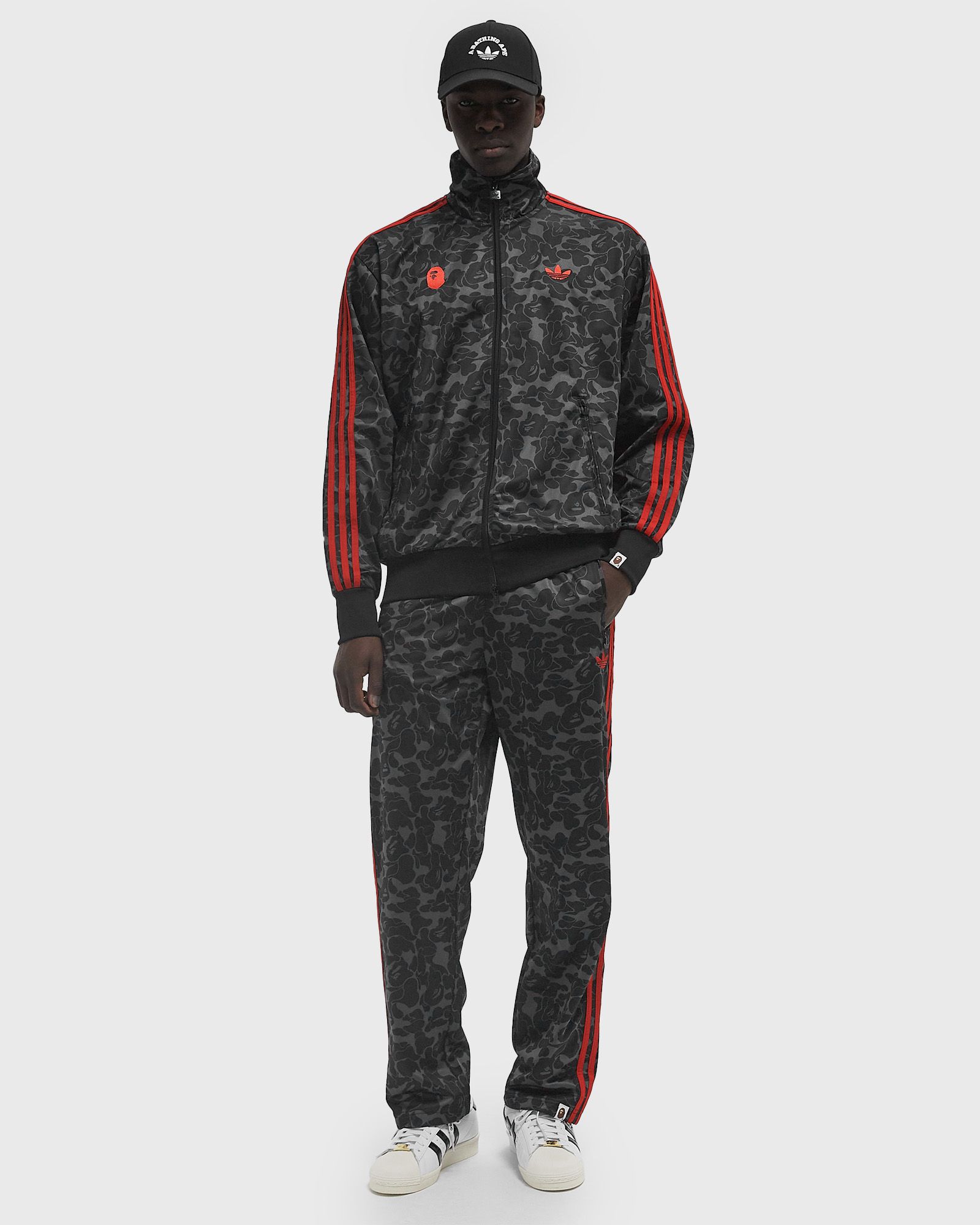 adidas BAPE FIREBIRD TRACK TOP AOP ブラック adidas BAPE FIREBIRD TRACK TOP AOP ブラック（アディダス