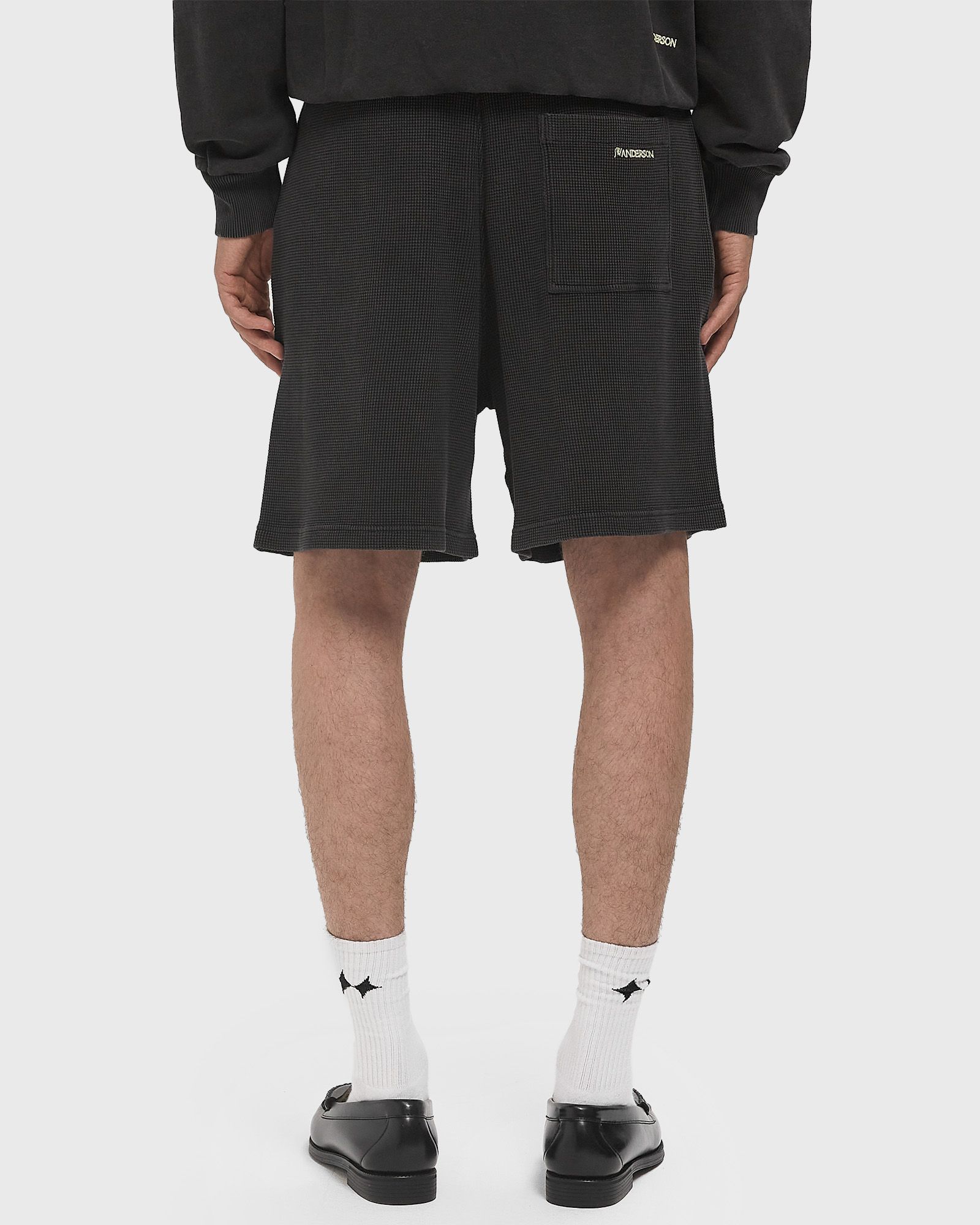 GARMENT DYE WAFFLE SHORTS