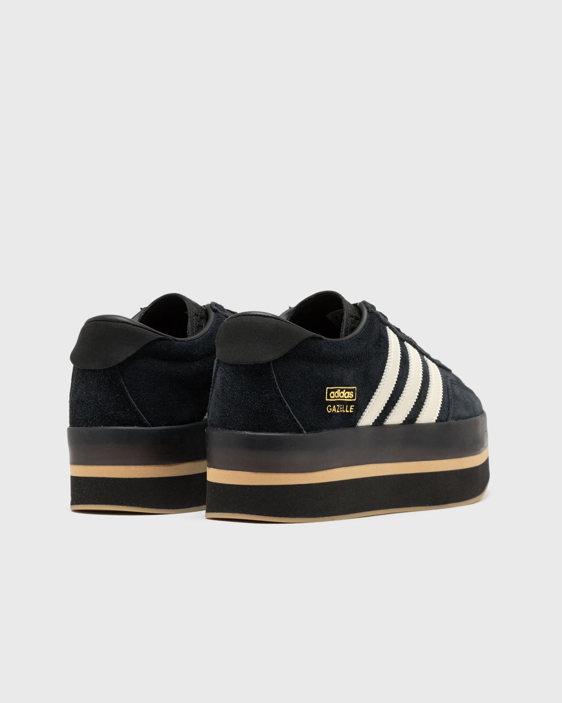 Adidas WMNS GAZELLE STACK Black - CBLACK/CREWHT/GUM3