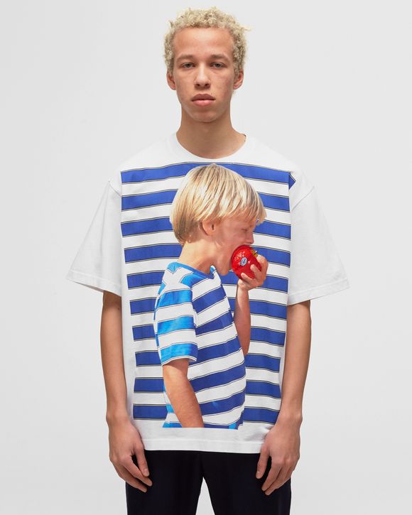 JW Anderson BOY WITH APPLE OVERSIZED TEE White - WHITE