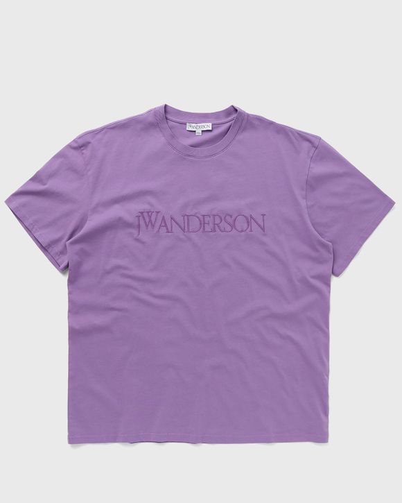 JW Anderson LOGO EMBROIDERY T-SHIRT Purple | BSTN Store
