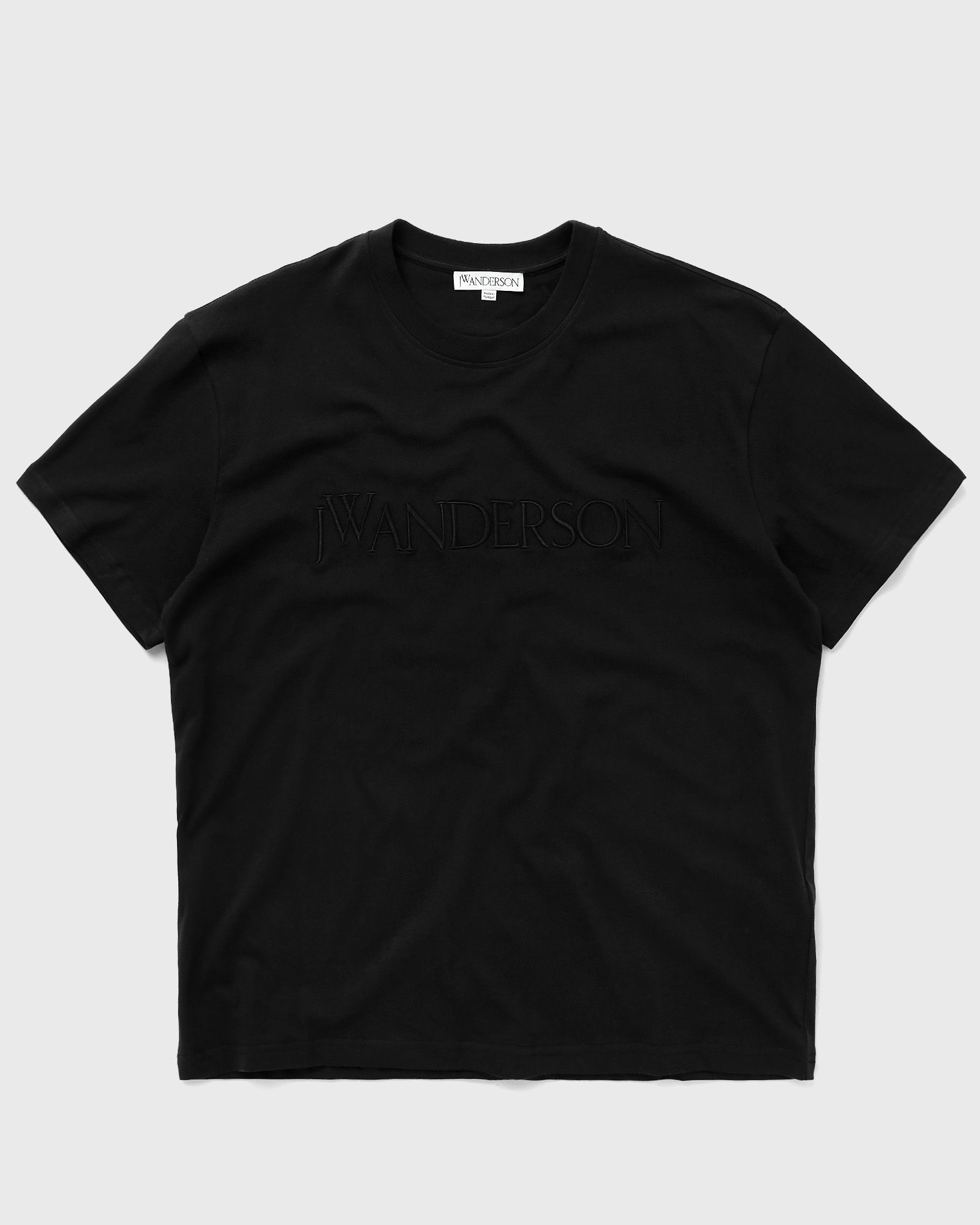 JW Anderson - logo embroidery tee men shortsleeves black in größe:xxl