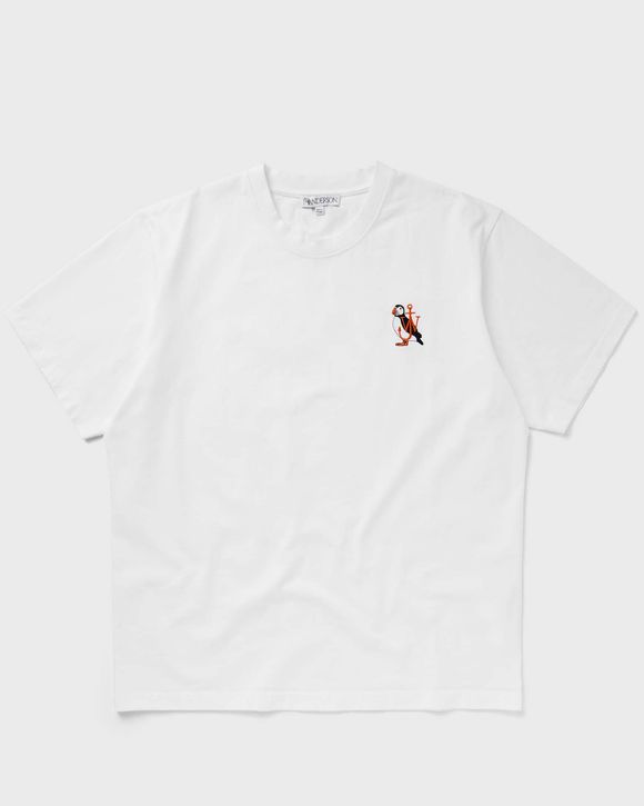 JW Anderson PUFFIN EMBROIDERY T-SHIRT White | BSTN Store
