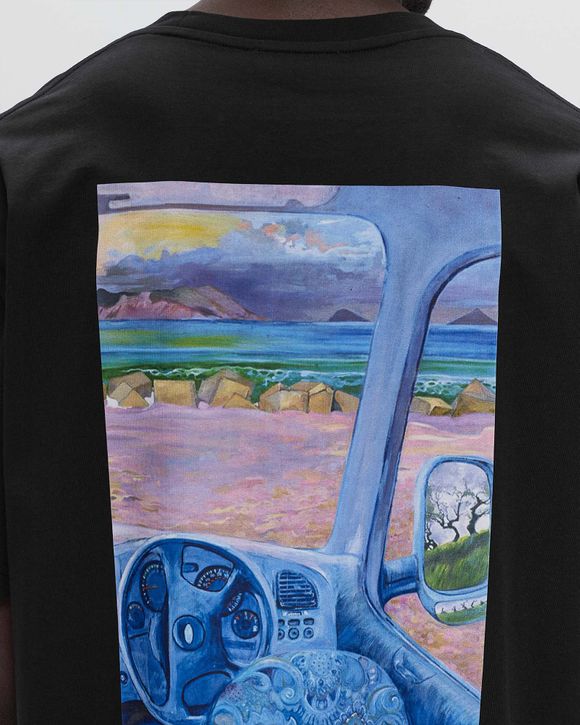 ★J W ANDERSON★ Anchor logo embroidery back print short sle JW Anderson ANCHOR EMBROIDERY BACK PRINT T-SHIRT Black