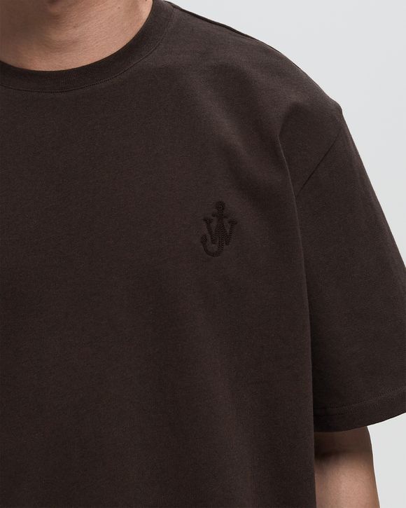 JW Anderson ANCHOR EMBROIDERY TEE Brown | BSTN Store