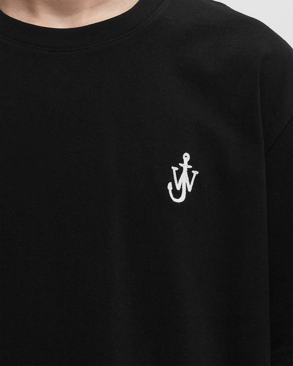 Tシャツ・カットソー J W ANDERSON ANCHOR EMBROIDERY T-SHIRT (JT0257 PG1510BLACK) ANCHOR LOGO T-SHIRT – JW Anderson