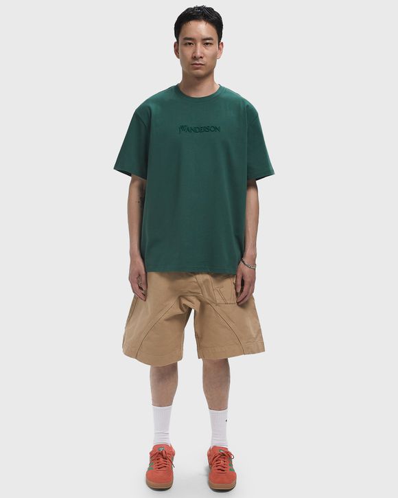 Tシャツ・カットソー JW ANDERSON Men T Shirts JT0257PG1510520 Green JW Anderson LOGO EMBROIDERY TEE Green | BSTN Store