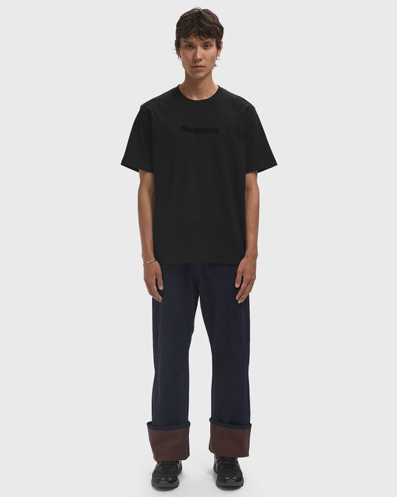 Tシャツ・カットソー JW ANDERSON Men T-shirt Black JT0258PG1510 999 JW Anderson LOGO EMBROIDERY TEE Black | BSTN Store