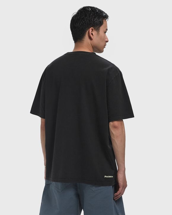 JW Anderson CONTRAST EMBROIDERY TEE Black | BSTN Store