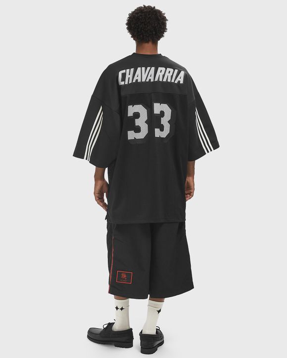 Tシャツ・カットソー adidas x Willy Chavarria FOOTBALL JERSEY Adidas x Willy Chavarria FOOTBALL JERSEY Black | BSTN Store