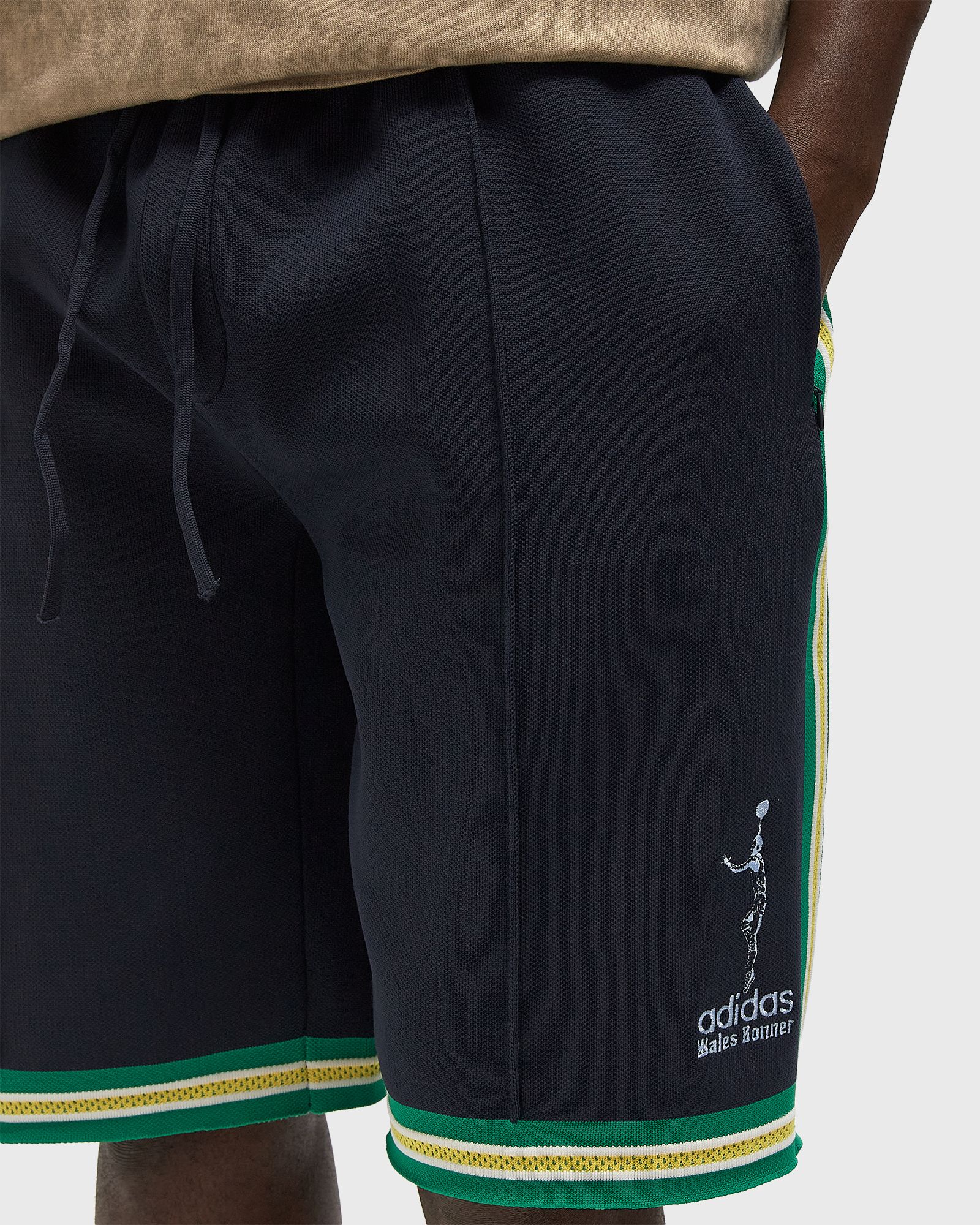 x WALES BONNER JABBAR KN SHORT