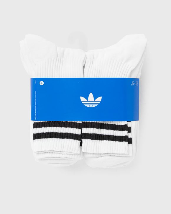 3 STRIPES CREW SOCKS 6 PAIRS