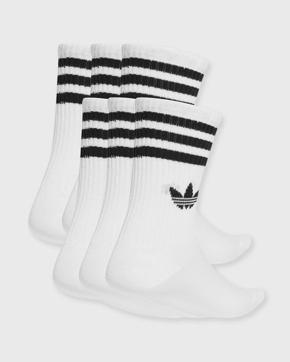 3 STRIPES CREW SOCKS 6 PAIRS