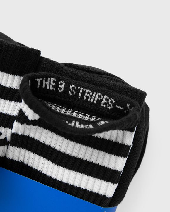 3 STRIPES CREW SOCKS 6 PAIRS