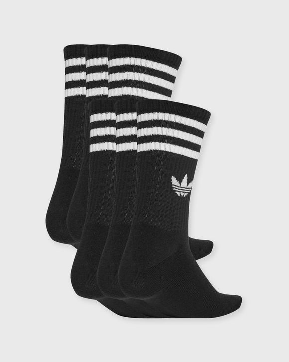 3 STRIPES CREW SOCKS 6 PAIRS