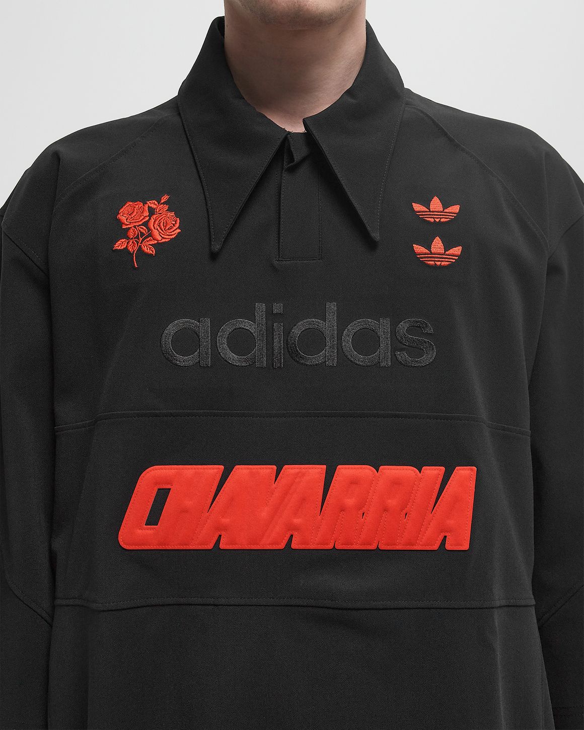 adidas x Willy Chavarria Polo Shirt 'Black'