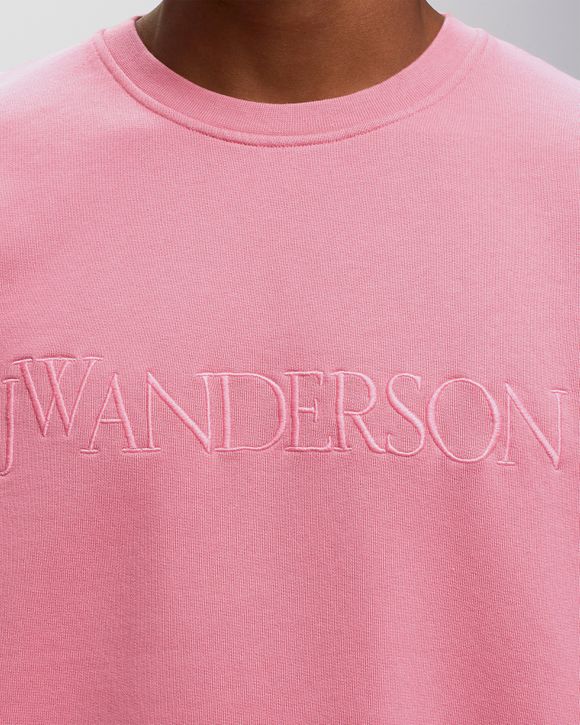 JW Anderson LOGO EMBROIDERY SWEATSHIRT Pink PINK