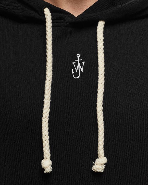 JW Anderson ANCHOR EMBROIDERY HOODIE Black | BSTN Store