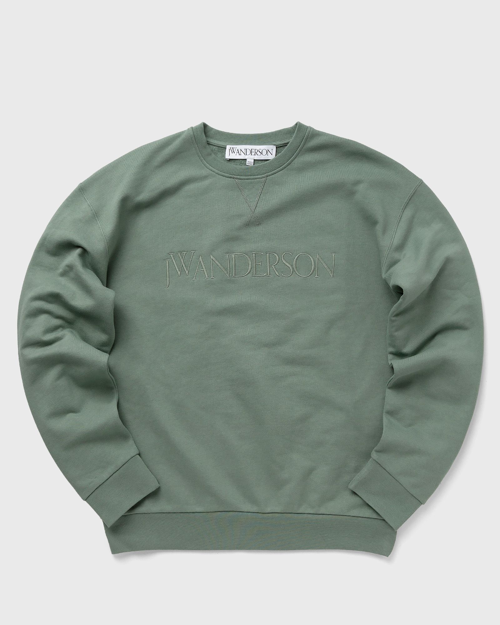 JW Anderson - logo embroidery sweatshirt men sweatshirts green in größe:xl