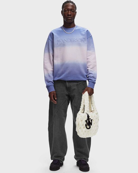 JW Anderson LOGO EMBROIDERY GRADIENT SWEATSHIRT Blue BSTN Store