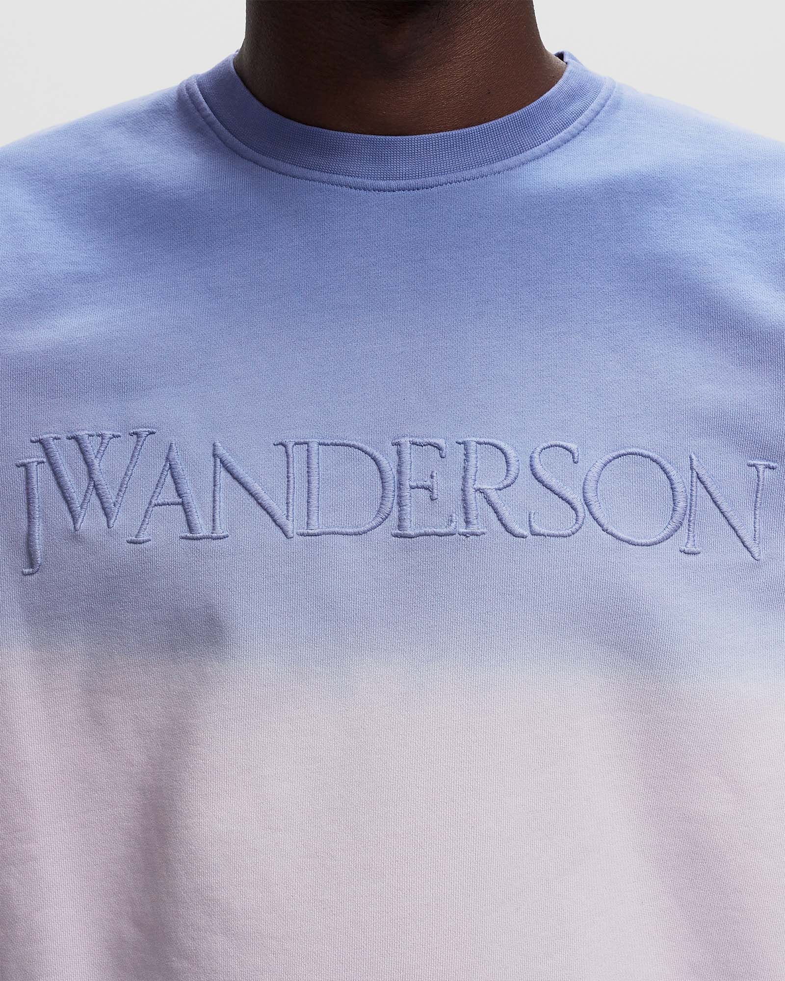 LOGO EMBROIDERY GRADIENT SWEATSHIRT