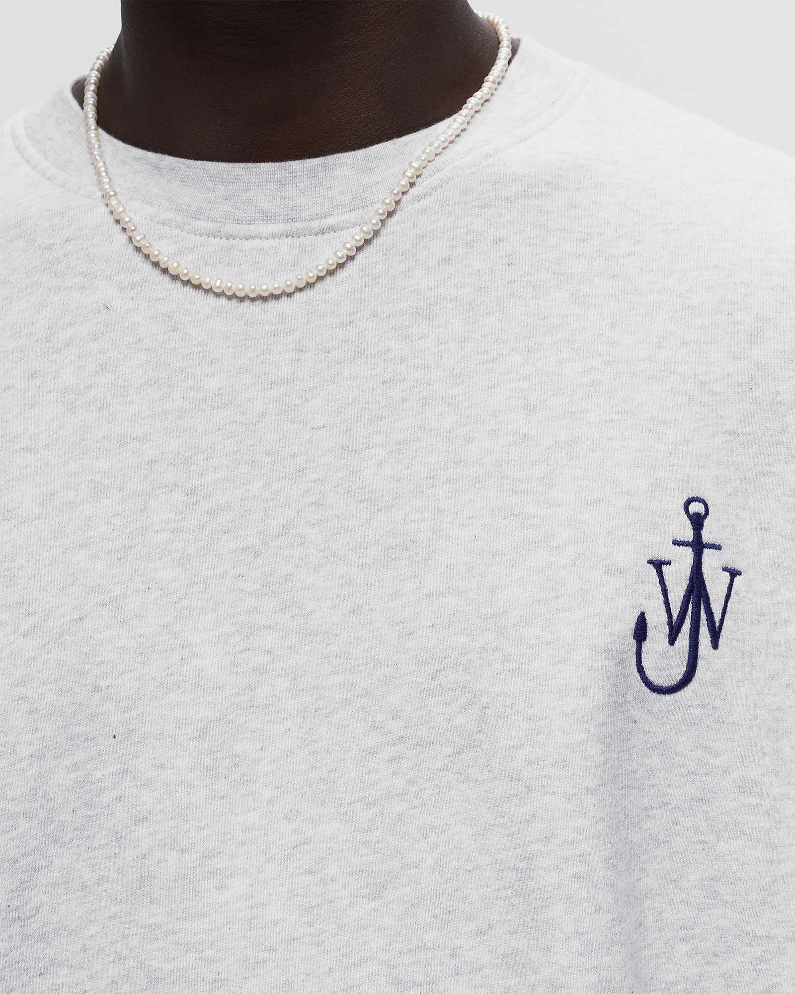 ANCHOR EMBROIDERY BACK PRINT SWEATSHIRT