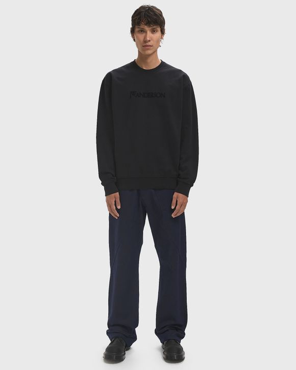 JW Anderson LOGO EMBROIDERY SWEATSHIRT Black | BSTN Store