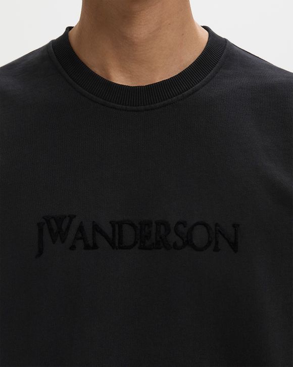 JW Anderson LOGO EMBROIDERY SWEATSHIRT Black | BSTN Store