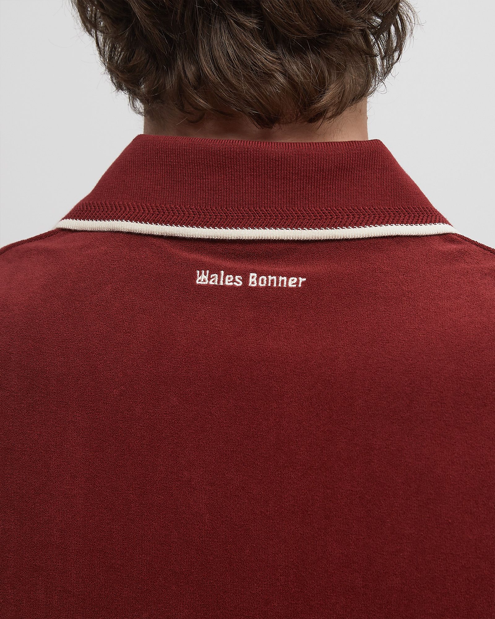 X WALES BONNER TERRY POLO
