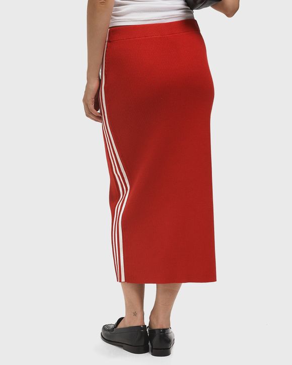 人気スカート新作カラー【Adidas】Knit Skirt Red adidas Adicolor Knit Skirt - Red | Free Shipping with