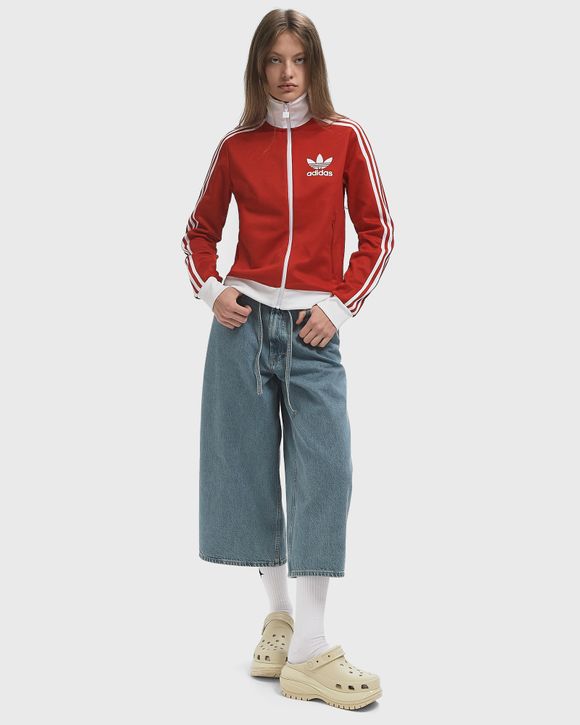 adidas BECKENBAUER TT 復刻　レッド XS MED adidas Originals MEN'S BECKENBAUER TRACKSUIT JACKET