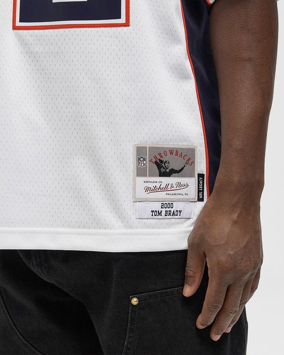 NFL WHITE JERSEY NEW ENGLAND PATRIOTS 2000 TOM BRADY #12