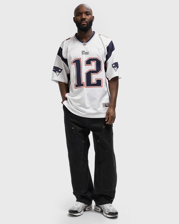 NFL WHITE JERSEY NEW ENGLAND PATRIOTS 2000 TOM BRADY #12