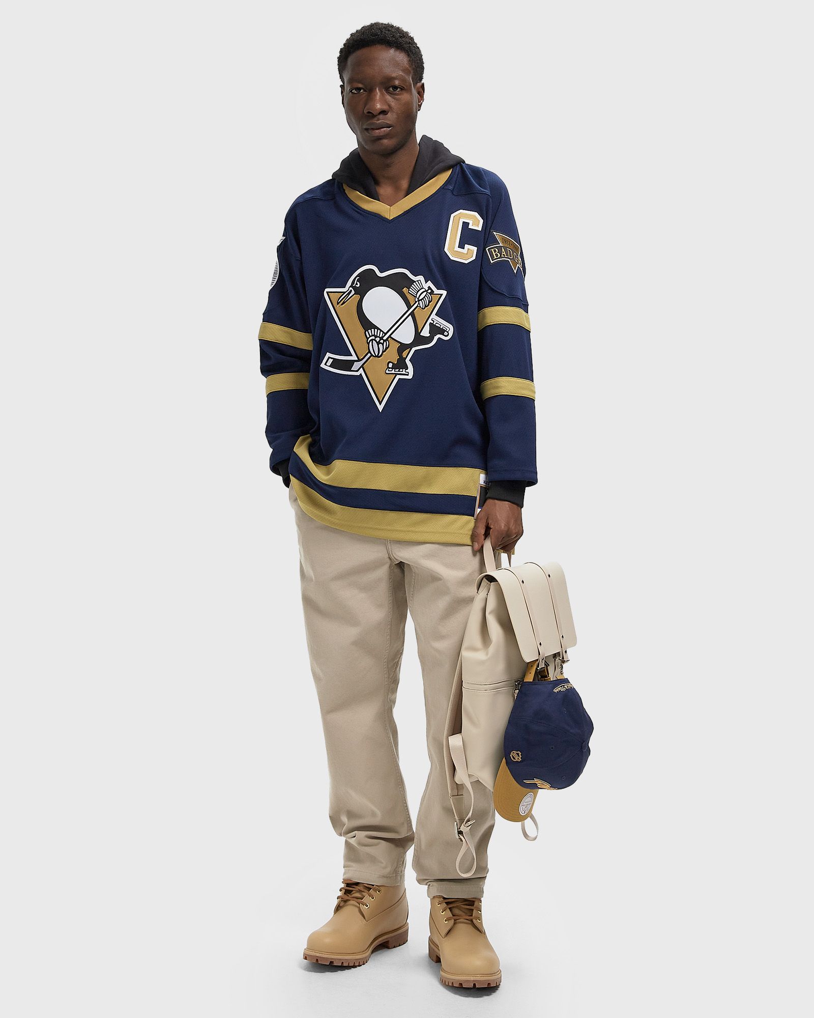 x JUST DON NHL JERSEY HOODIE PITTSBURGH PENGUINS