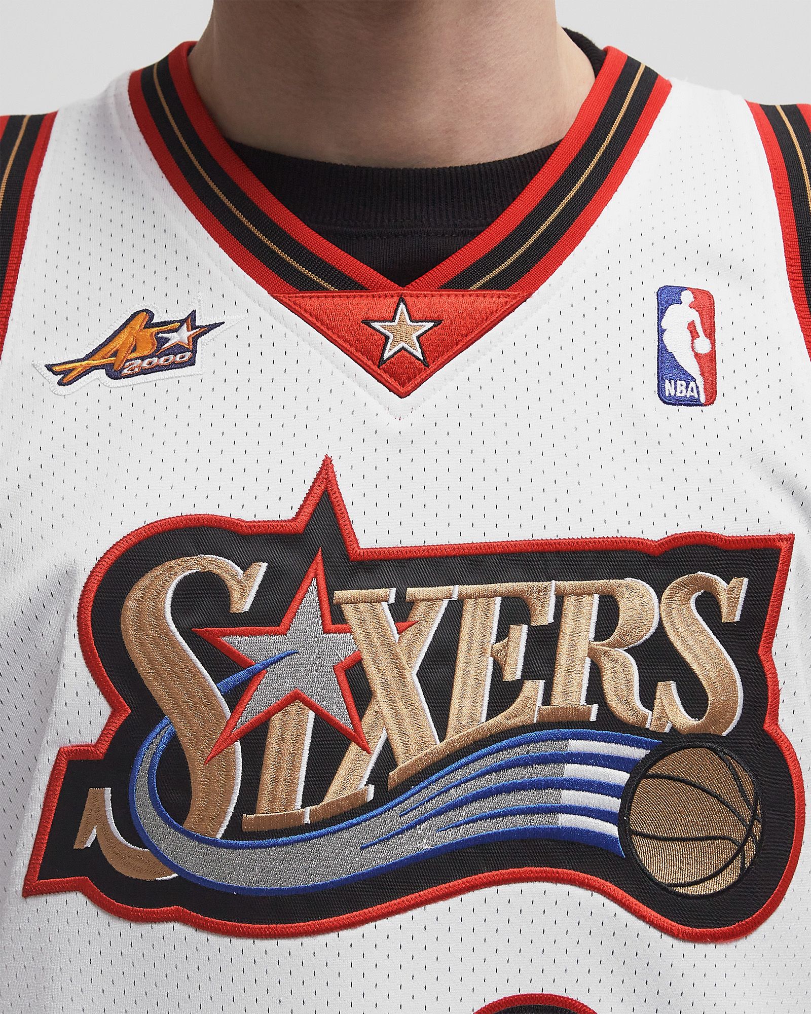 NBA AUTHENTIC JERSEY PHILADELPHIA 76ERS 2000-01 ALLEN IVERSON #3