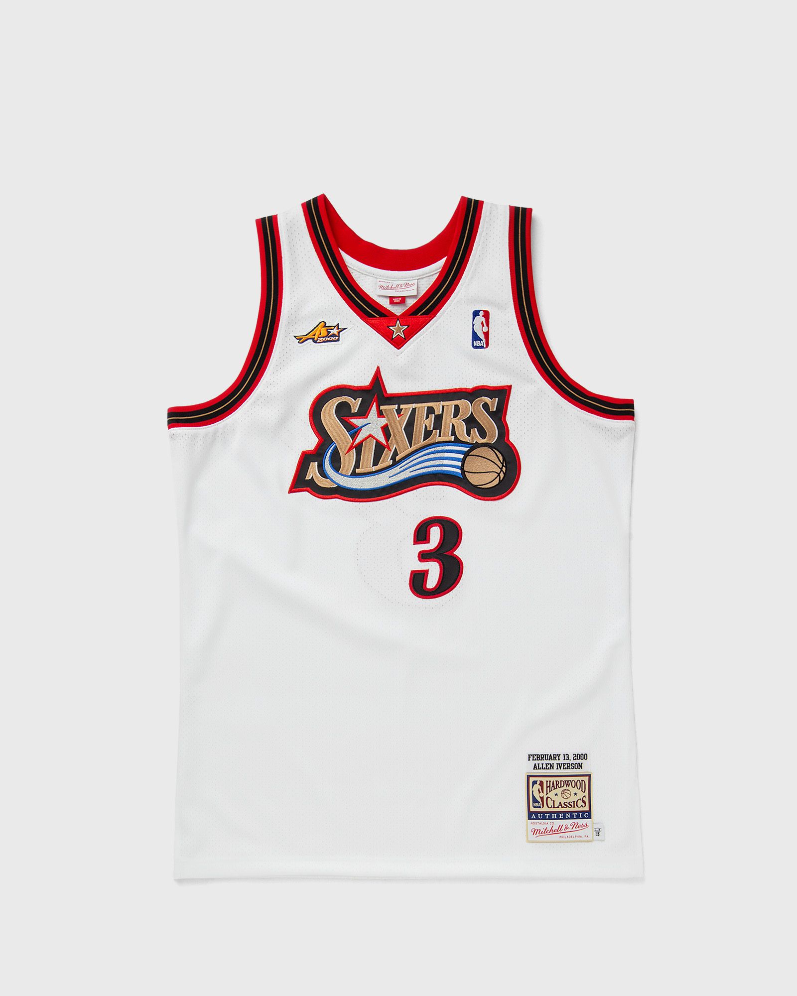 NBA AUTHENTIC JERSEY PHILADELPHIA 76ERS 2000-01 ALLEN IVERSON #3