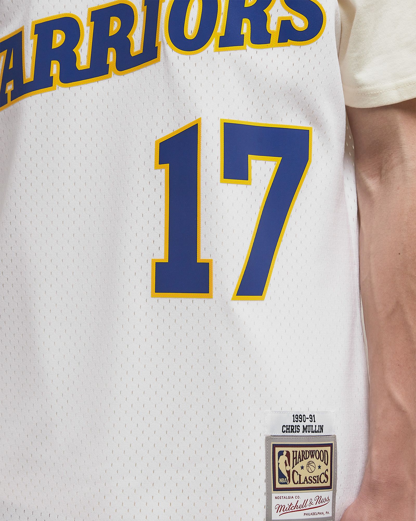 NBA JERSEY GOLDEN STATE WARRIORS 1990-91 CHRIS MULLIN #17